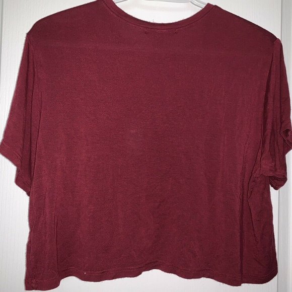 FOREVER 21 Women’s Graphic Crop Top Large Size - Picture 2 of 3